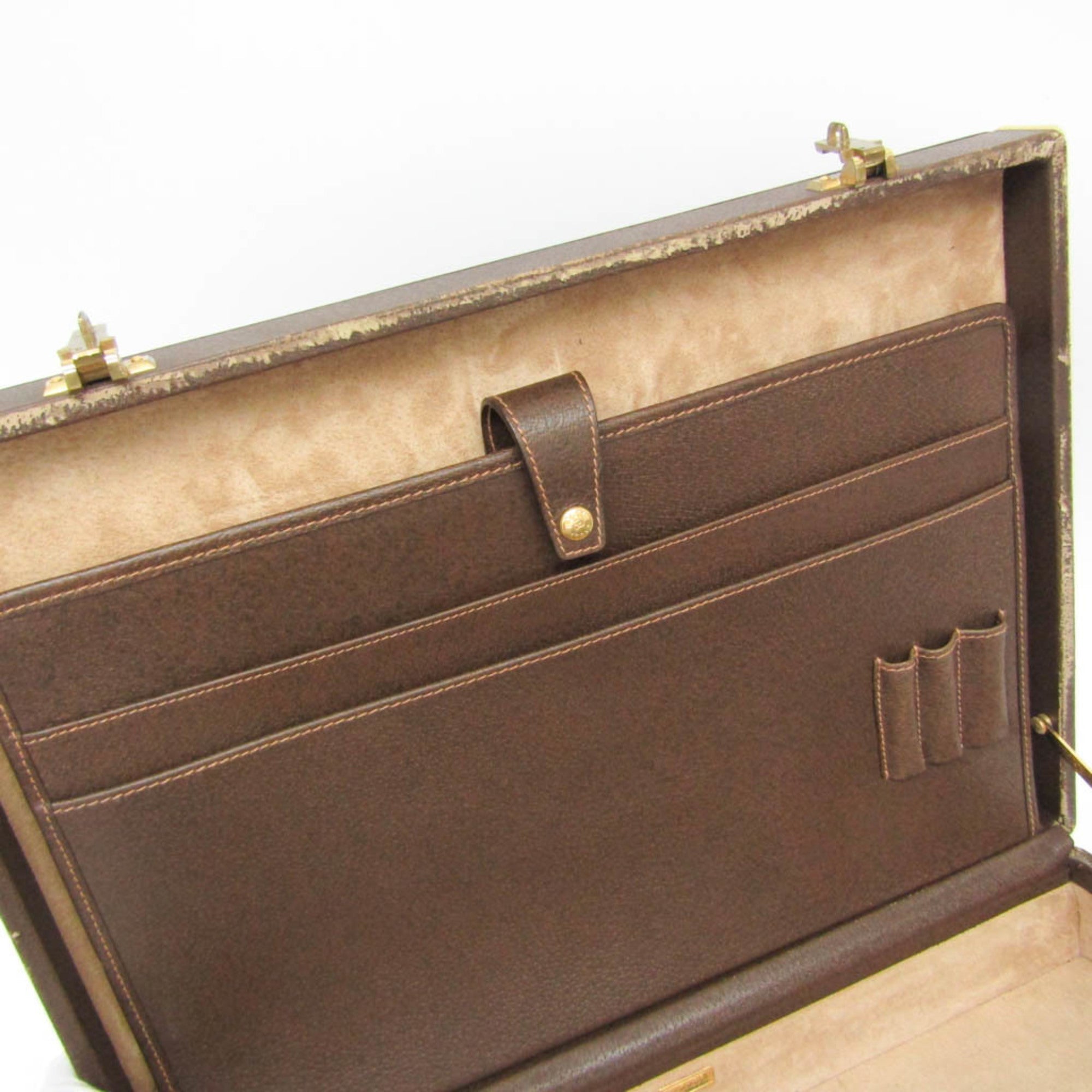 Gucci Interlocking G · Leather Attaché Case