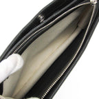 Balenciaga Navy Pochette · Canvas & Leather