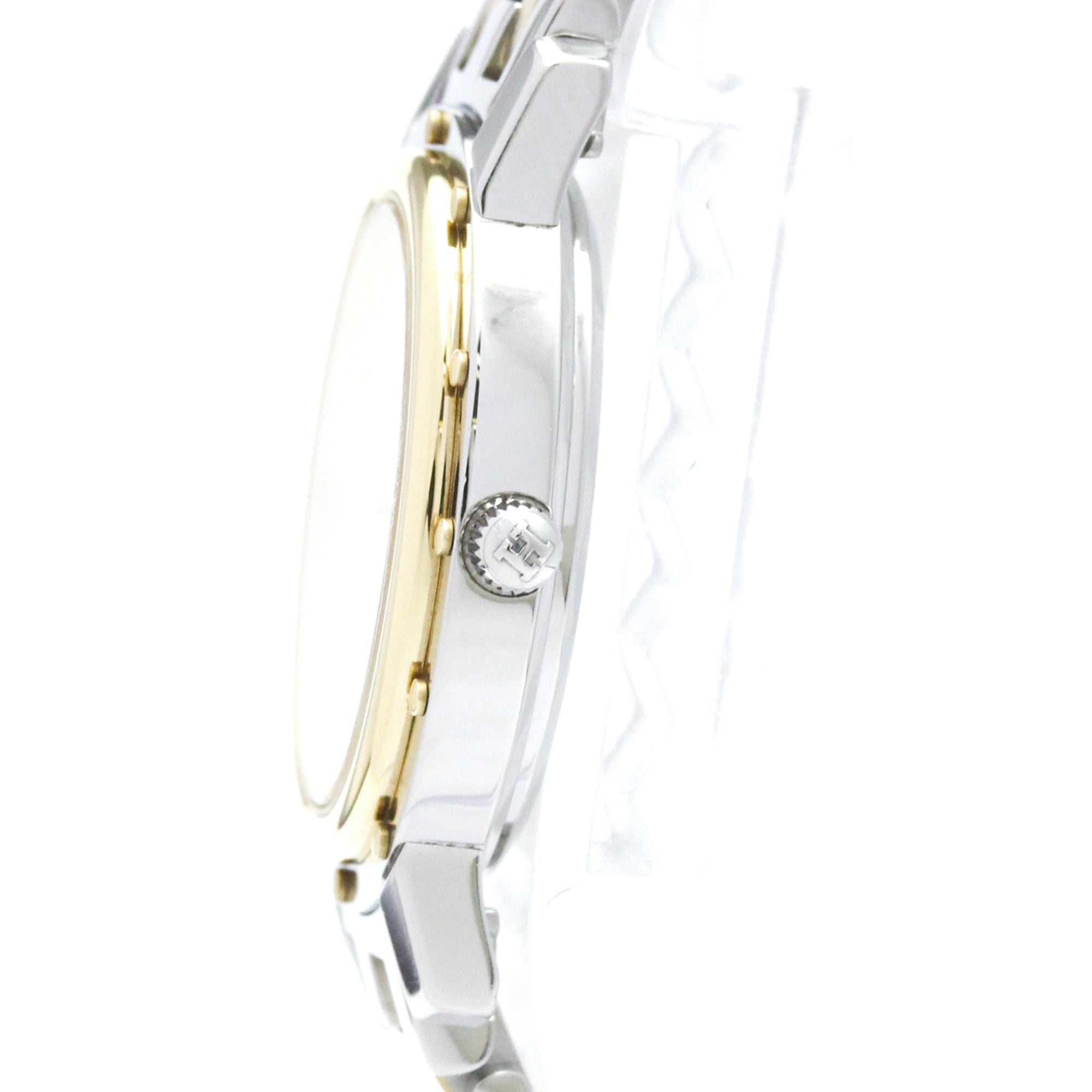 Hermès Clipper Oval · Steel & Gold
