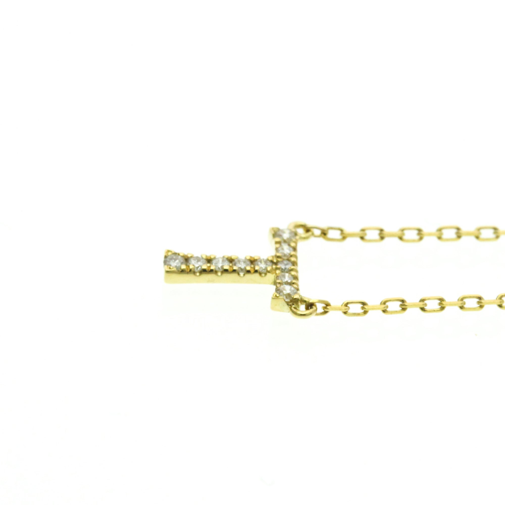 AHKAH Initial · T Diamond · 18K Yellow Gold