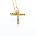 Star Jewelry Cross · 18K Yellow Gold · Diamond