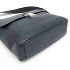 Prada Leather Messenger · Push Lock