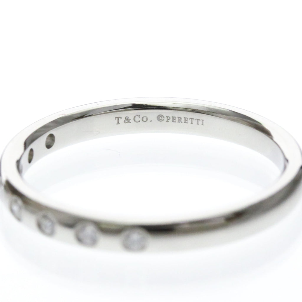 Tiffany Stacking Band · 8 Diamonds · Platinum