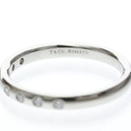 Tiffany Stacking Band · 8 Diamonds · Platinum