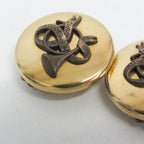Hermes Horn Ribbon · Clip Earrings