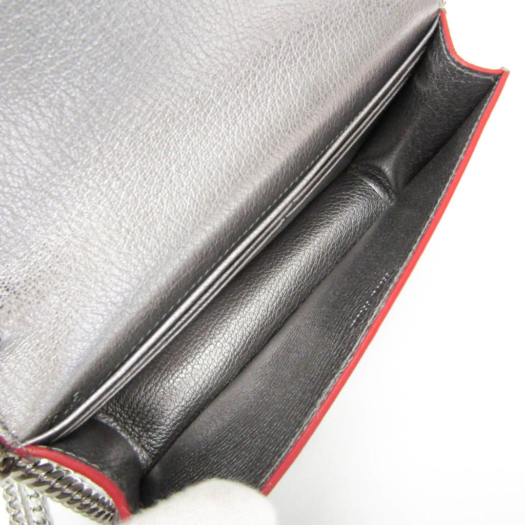 Miu Miu Madras Love · Leather Clutch