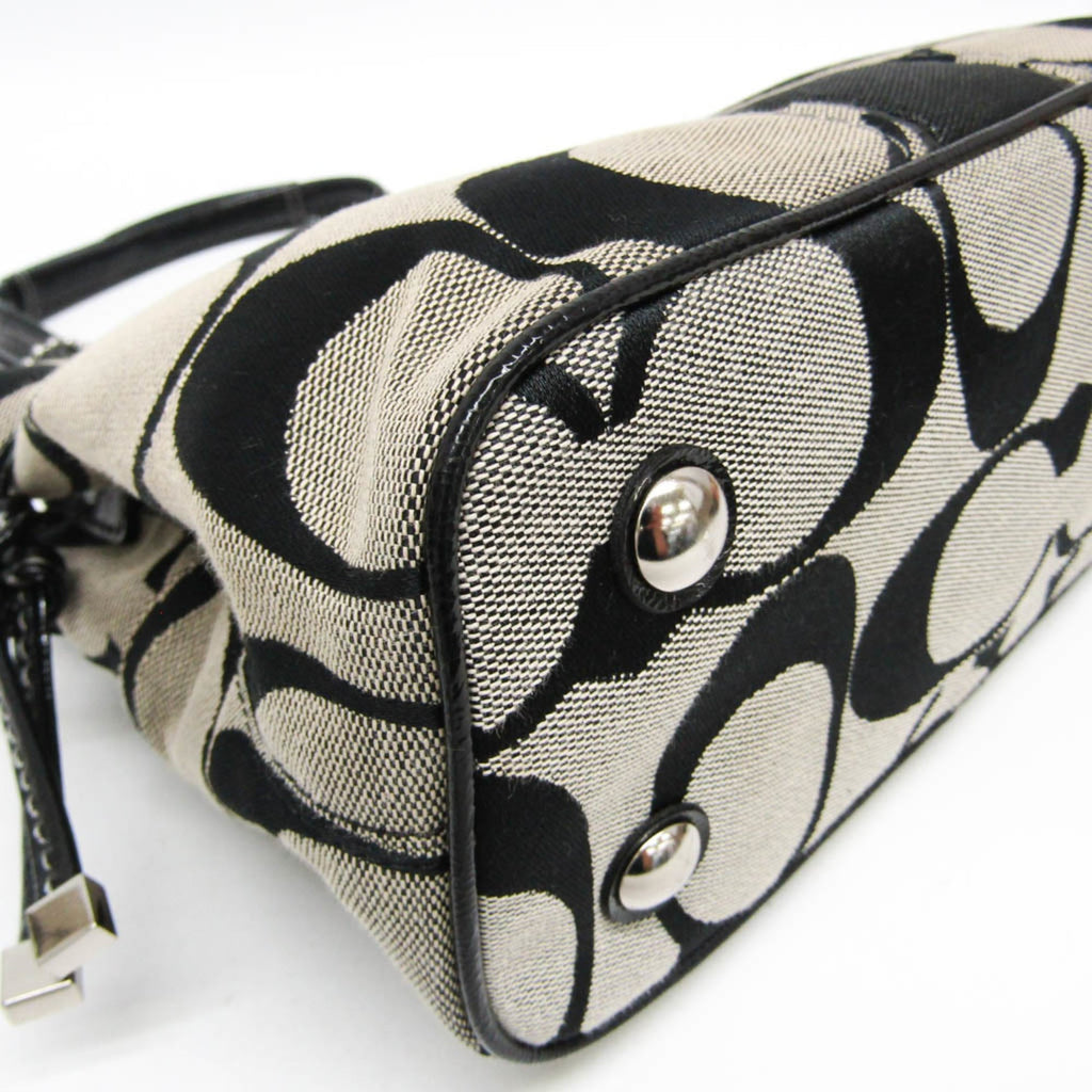 Coach Signature Stripe · Canvas & Leather