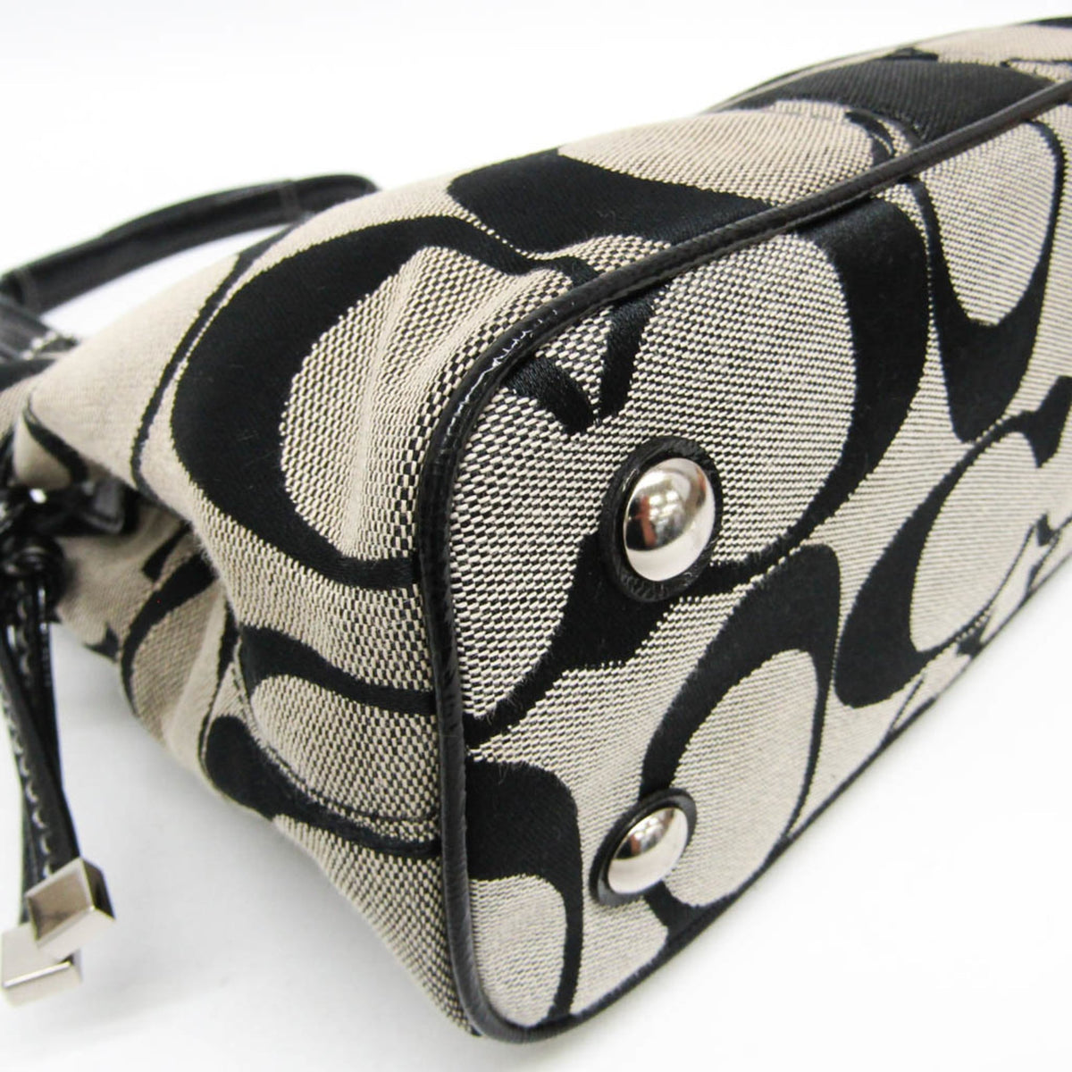 Coach Signature Stripe · Canvas & Leather