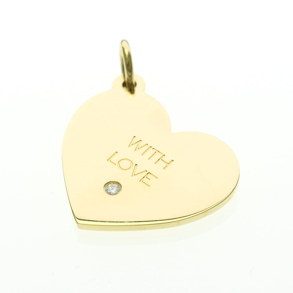 Tiffany Heart · Diamond · 18K Yellow Gold