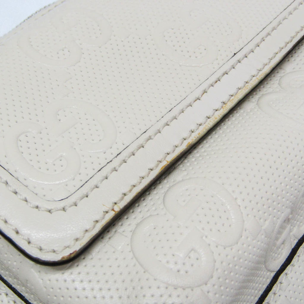 Gucci GG Embossed · Leather Belt Bag