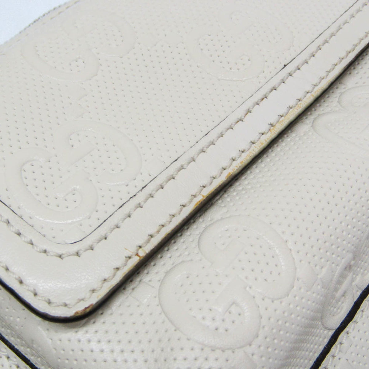 Gucci GG Embossed · Leather Belt Bag