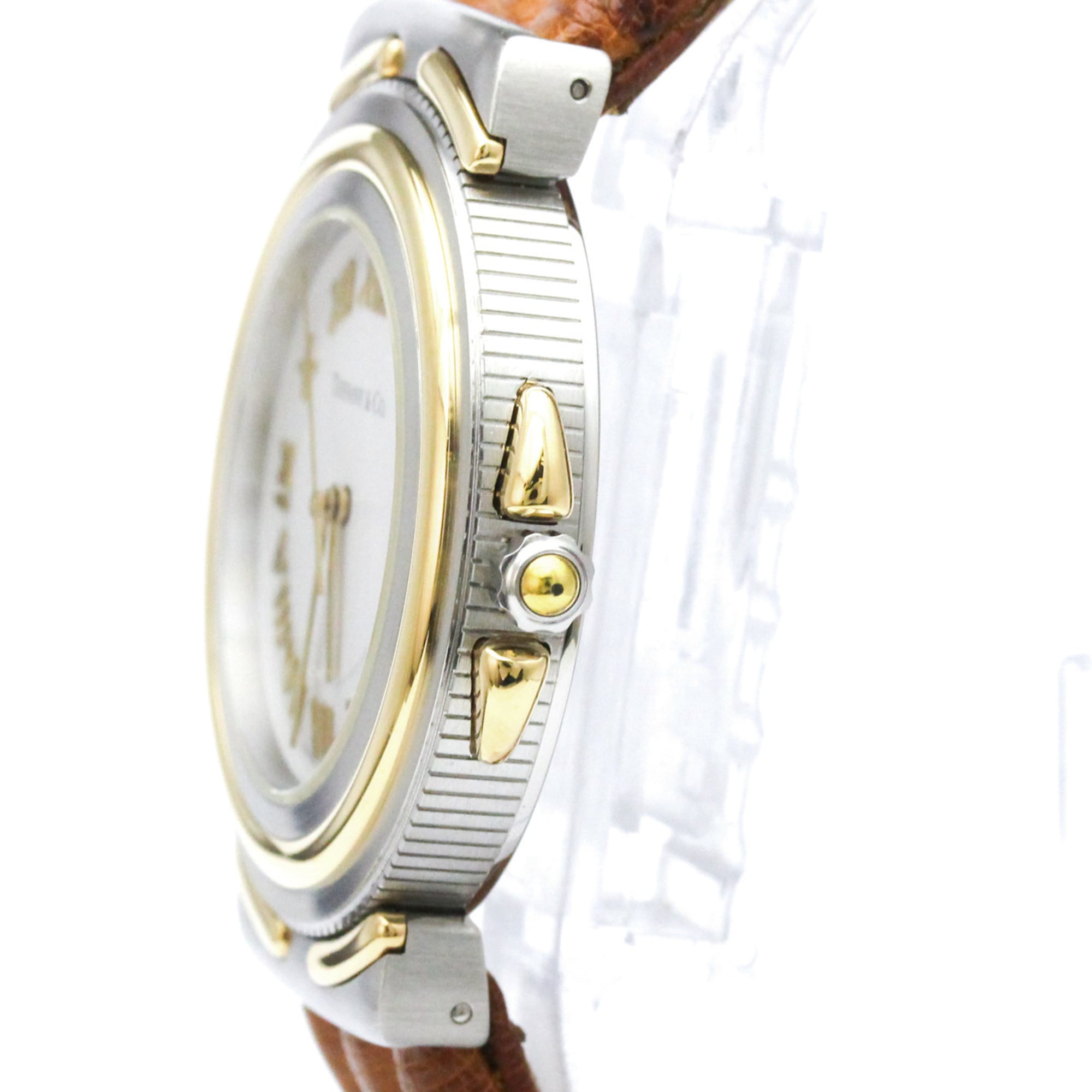 Tiffany Intaglio · 18K Gold & Steel · Quartz