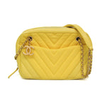 Chanel Chevron V-Stitch · Lamb Leather