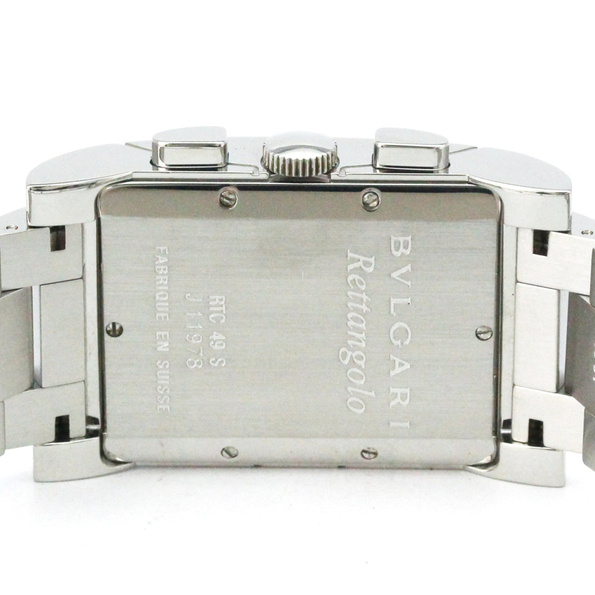 Bvlgari Rettangolo · Chronograph · Steel