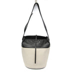 Burberry Large Bucket · Canvas & Leather