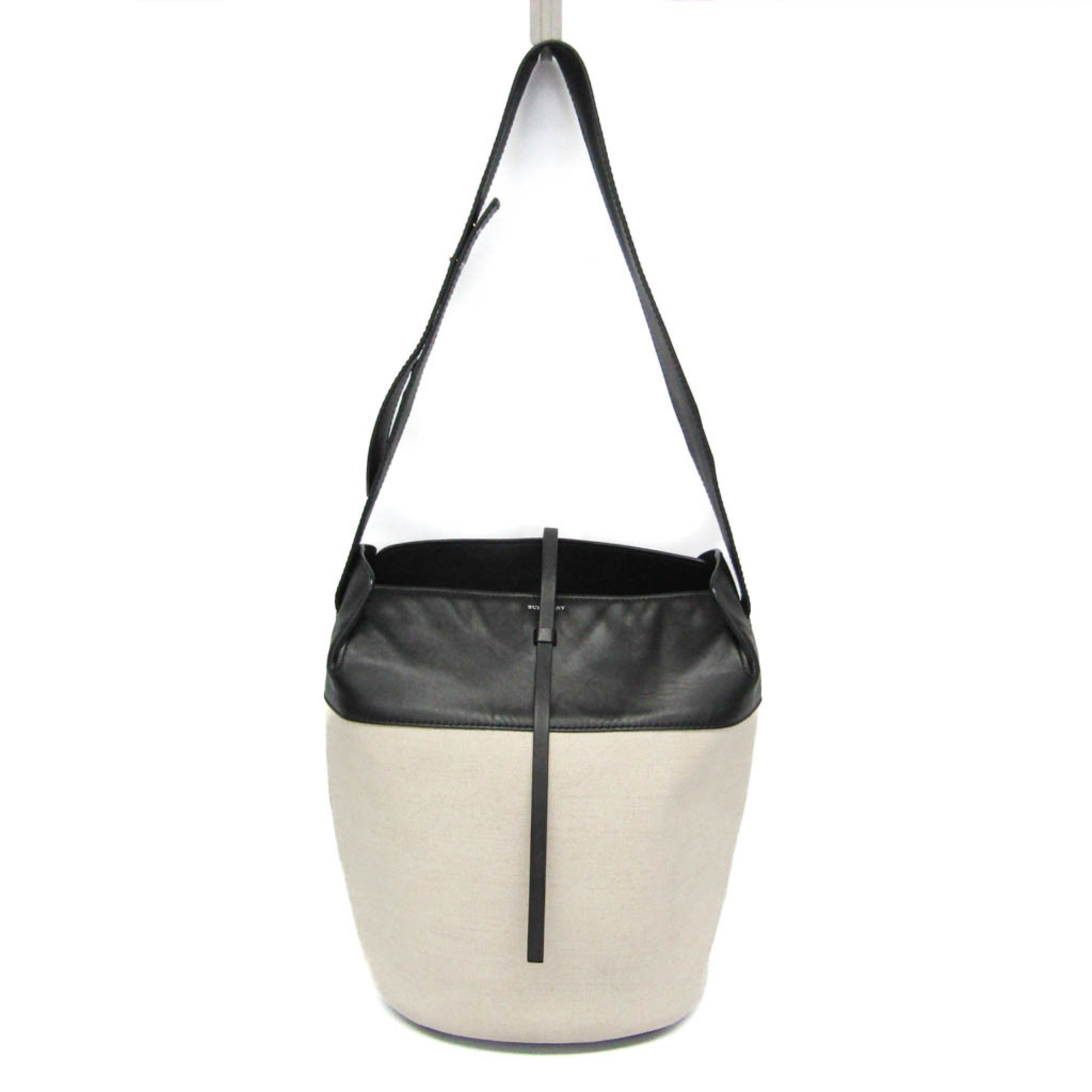 Burberry Large Bucket · Canvas & Leather