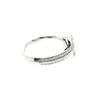Tiffany T One · 18K White Gold · Diamond · Size 4.5 (EU 51.25)