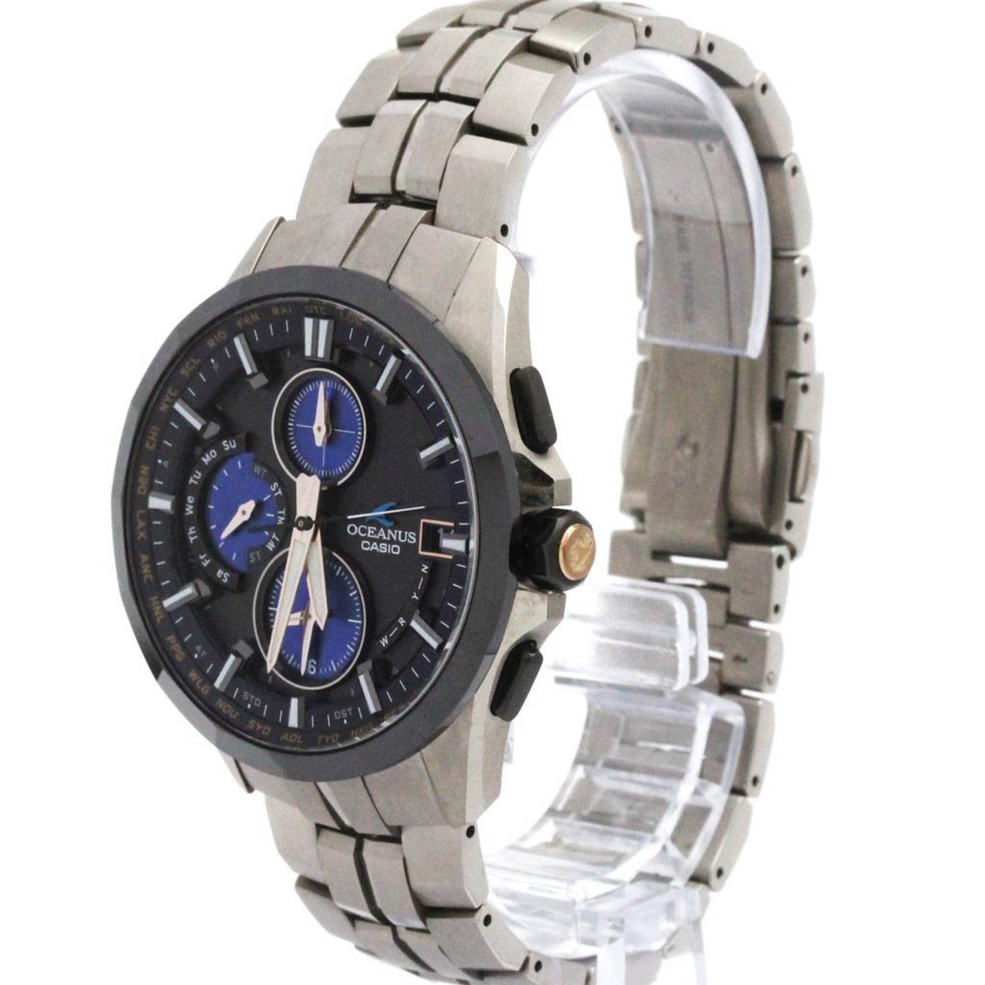 Casio Oceanus Manta · 10th Anniversary · Titanium