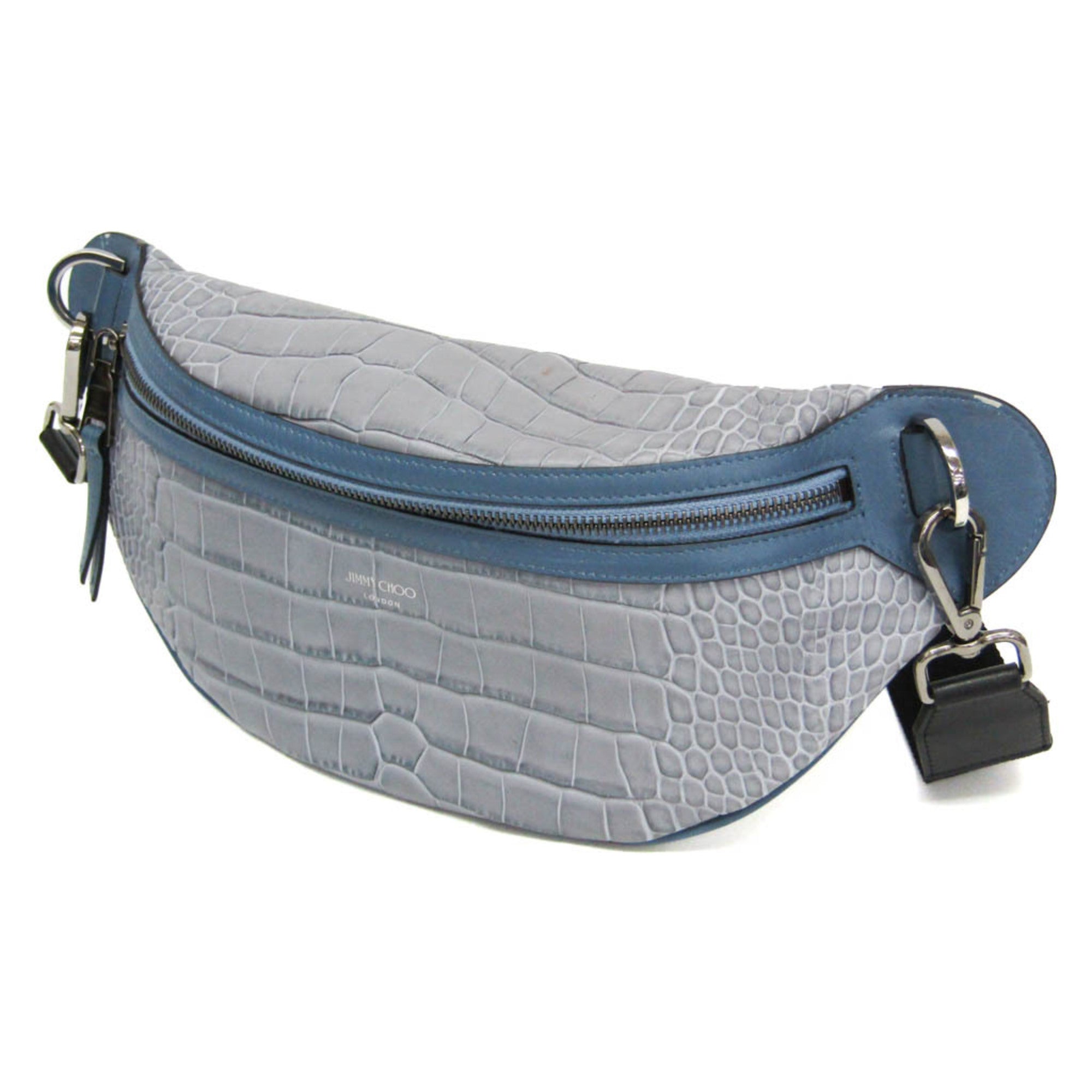 Jimmy Choo · Embossed Leather Belt Bag