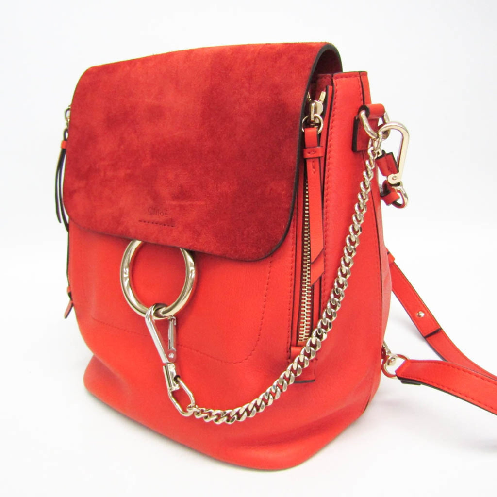 Chloé Faye · Leather & Suede Backpack