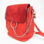 Chloé Faye · Leather & Suede Backpack