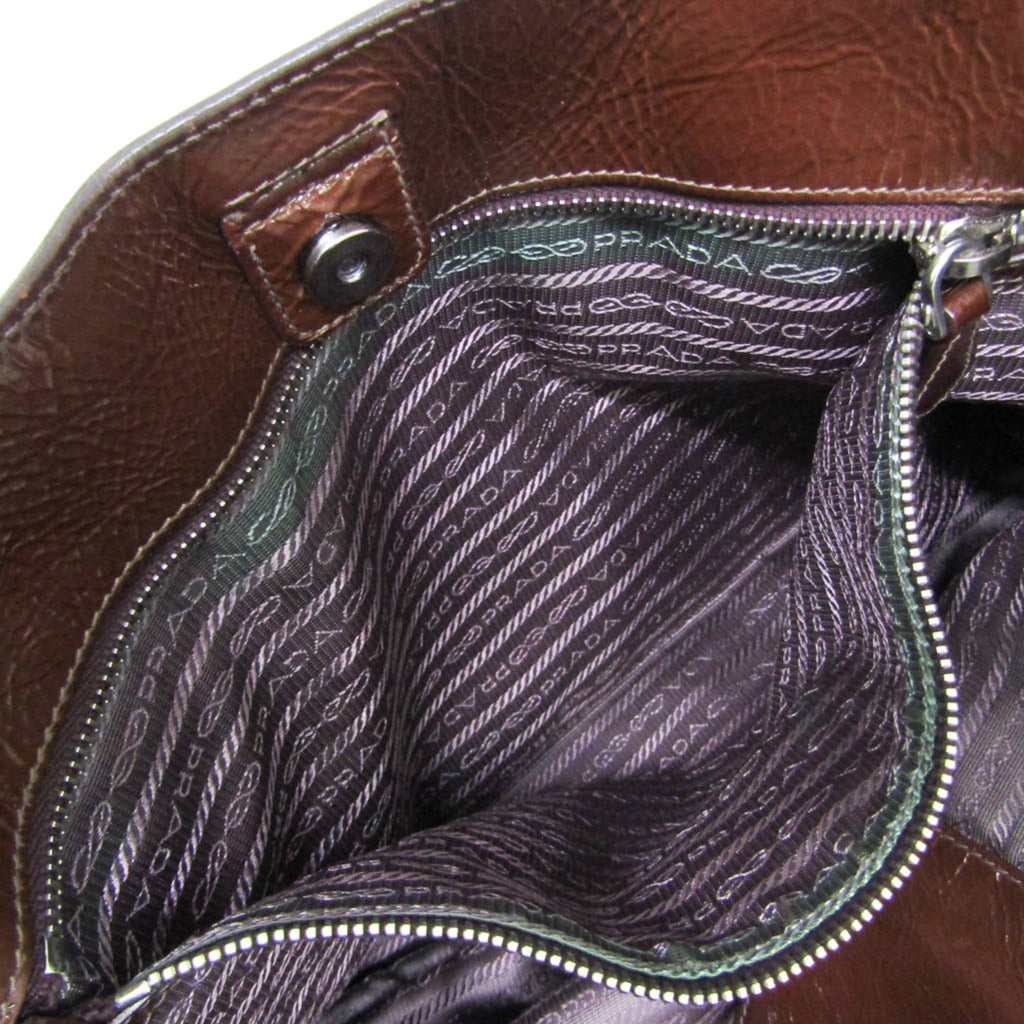 Prada Patent Leather · Metal Hardware
