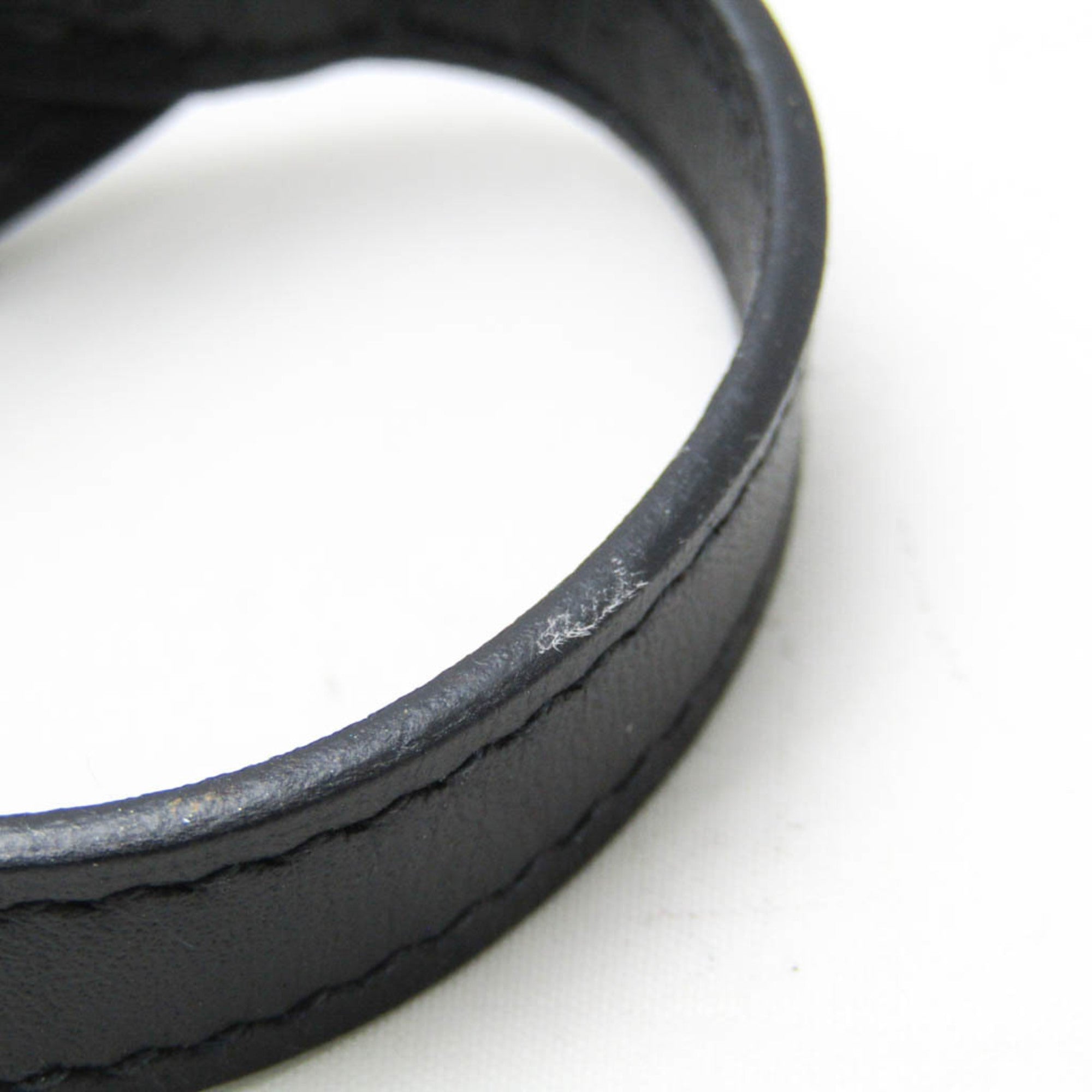 Hermès Leather & Metal Bangle