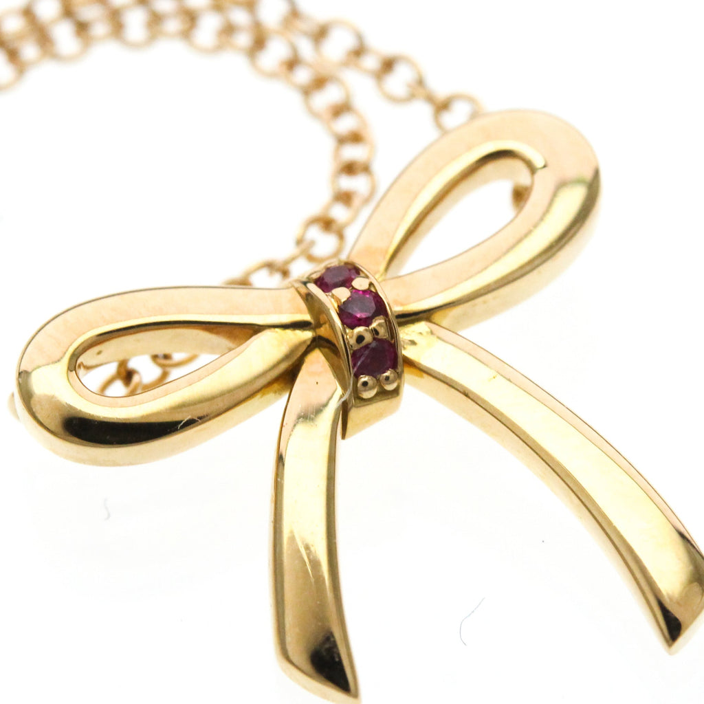 Tiffany Bow Ribbon · Rose Gold · Ruby