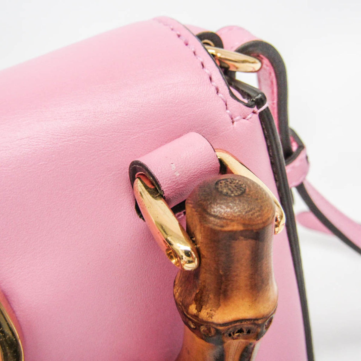 Gucci Bamboo · Leather Backpack