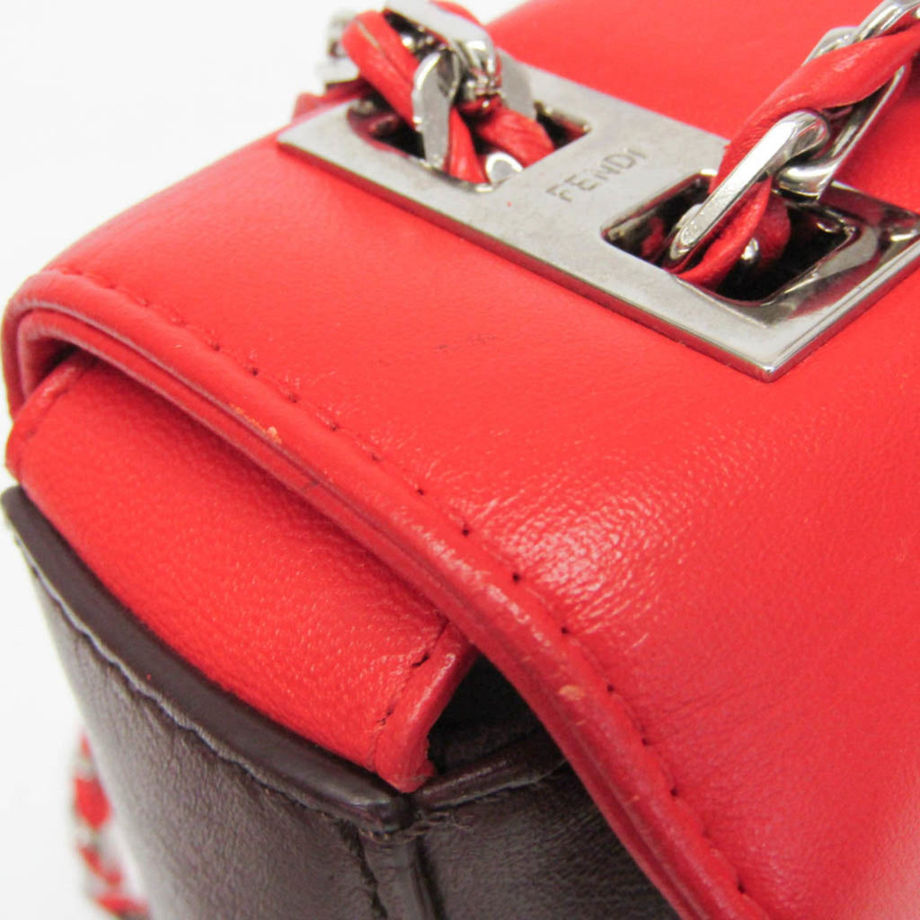 Fendi · Leather Shoulder Bag · Gold Hardware