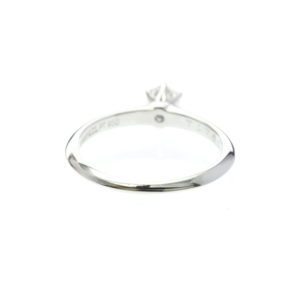 Tiffany Solitaire · Platinum · 0.22ct Diamond