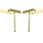 Tiffany T · T-Bar Earrings · 18K Yellow Gold