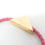 Prada Nappa Triangle · Leather Bangle