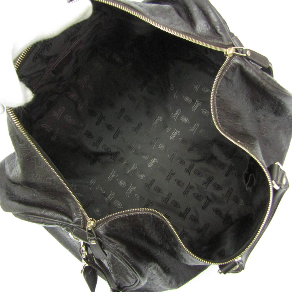 Gucci Guccissima · Leather Boston Bag