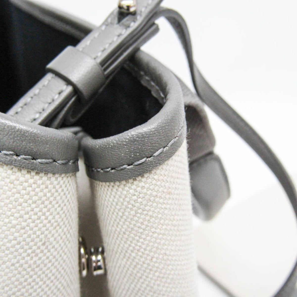 Balenciaga Navy Cabas S · Canvas & Leather