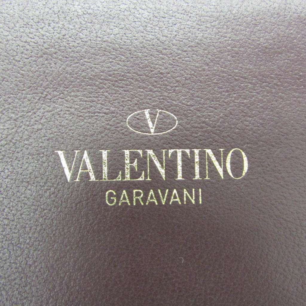 Valentino Garavani V Logo · Leather Canvas Tote