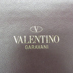 Valentino Garavani V Logo · Leather Canvas Tote