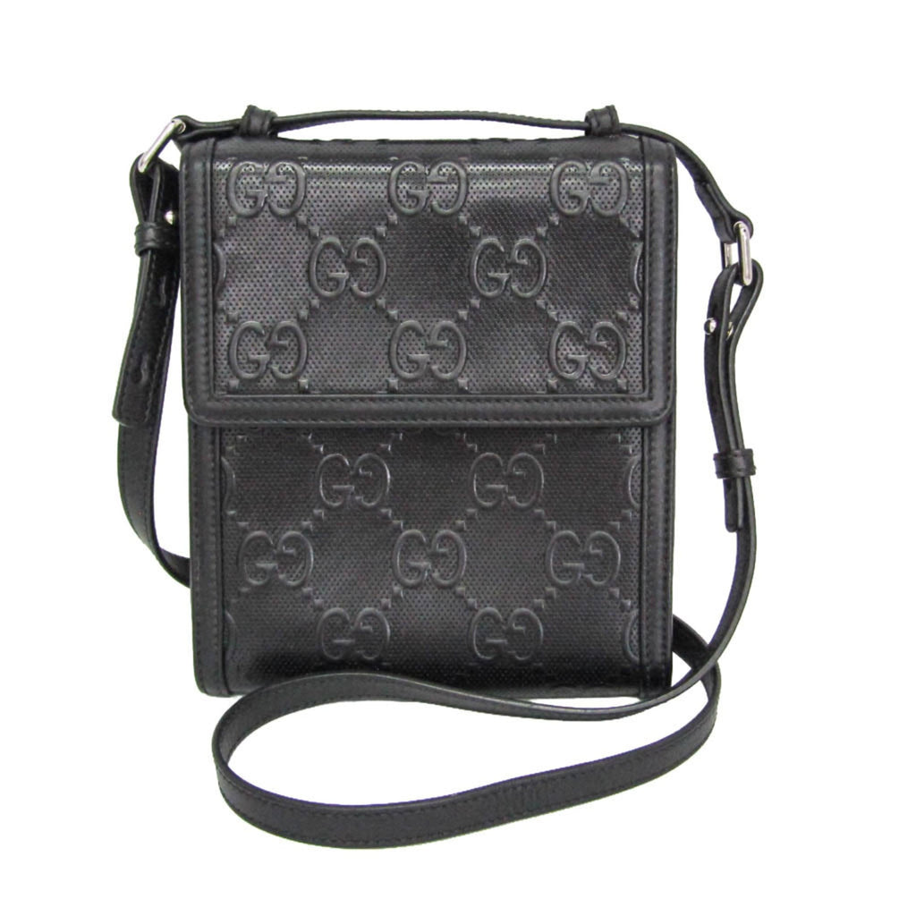 Gucci GG Embossed Crossbody · Leather