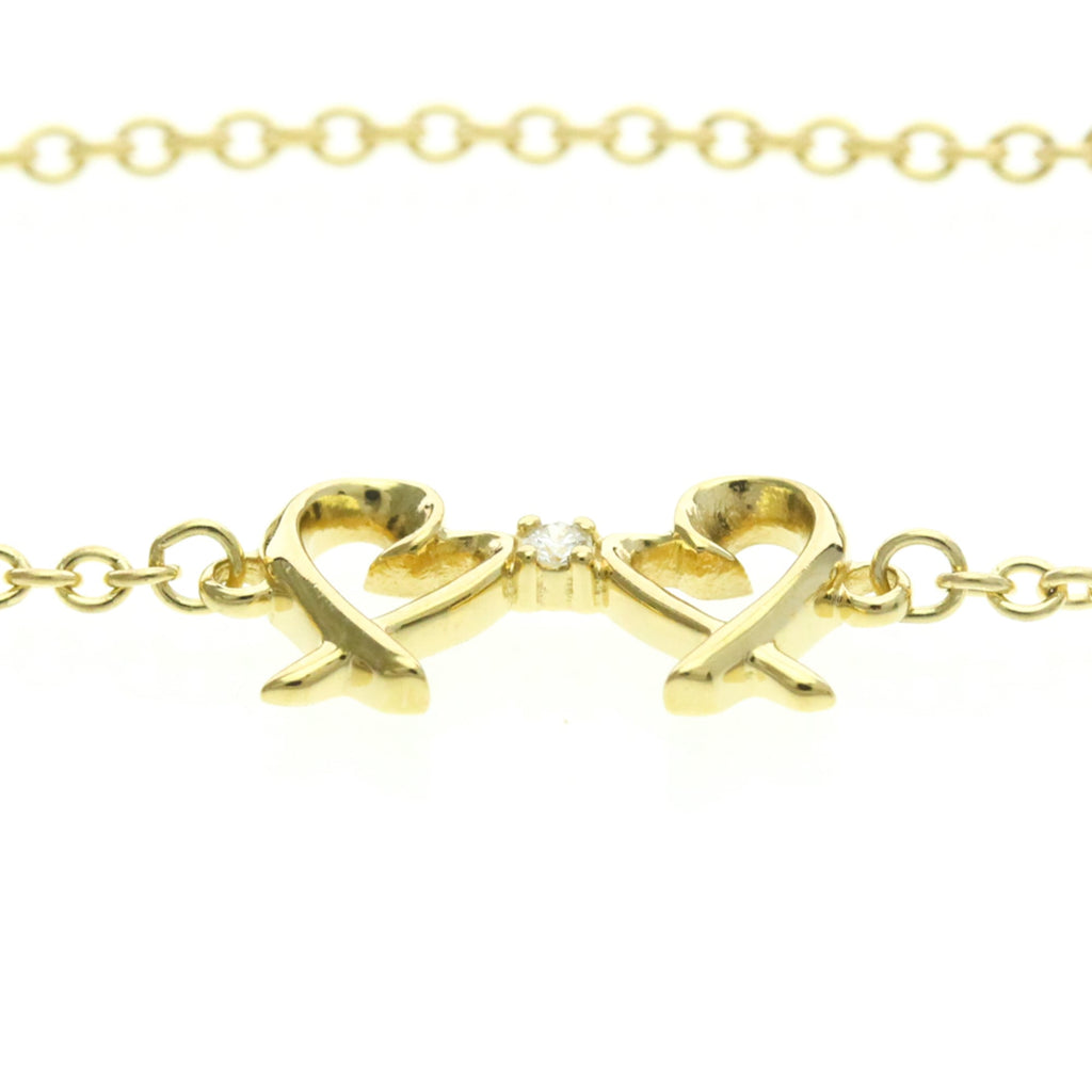 Tiffany Double Loving Heart · 18K Yellow Gold