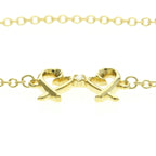 Tiffany Double Loving Heart · 18K Yellow Gold
