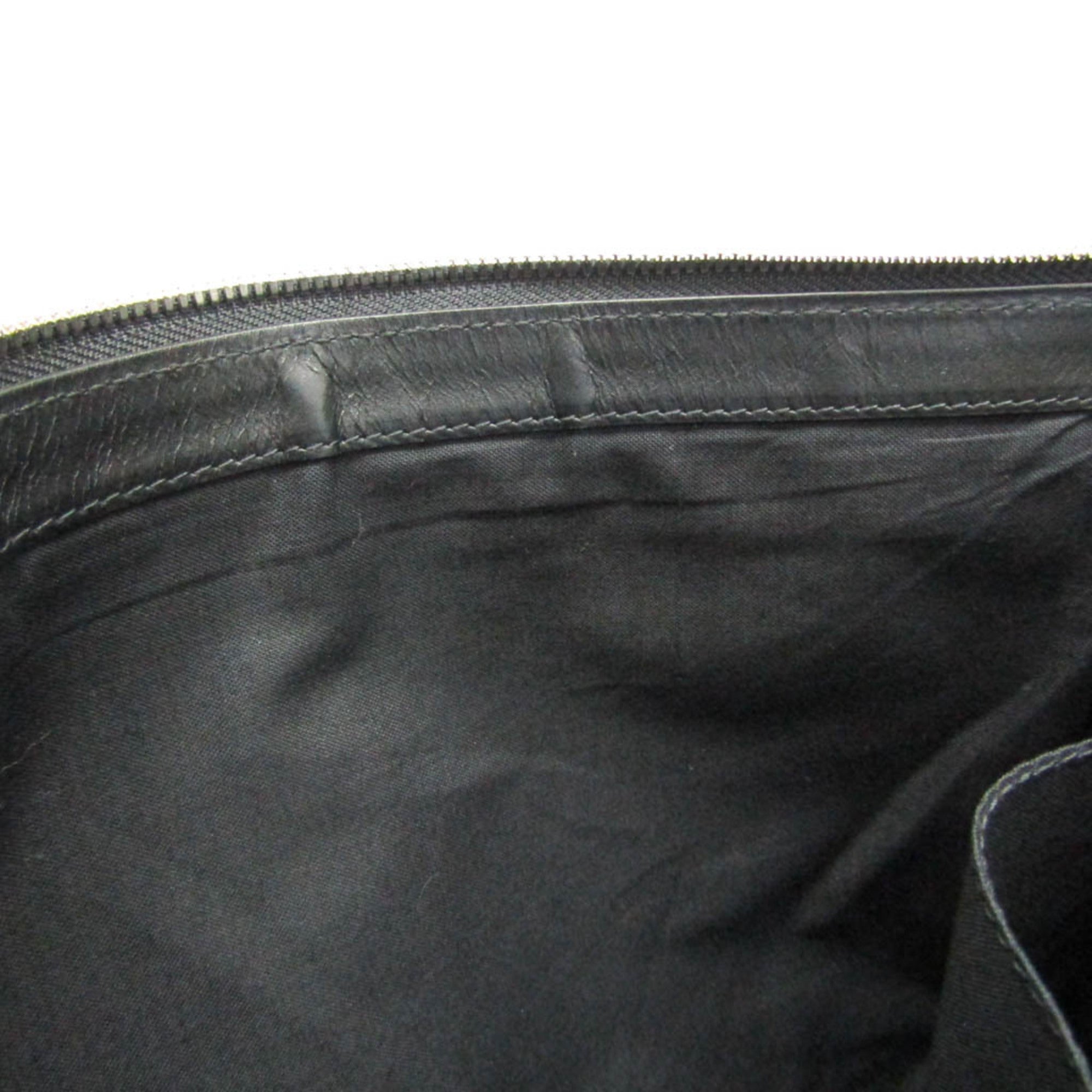 Balenciaga Navy Clip · Canvas Clutch