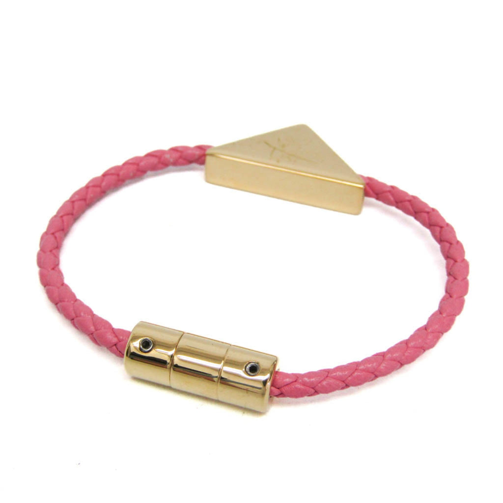 Prada Nappa Triangle · Leather Bangle