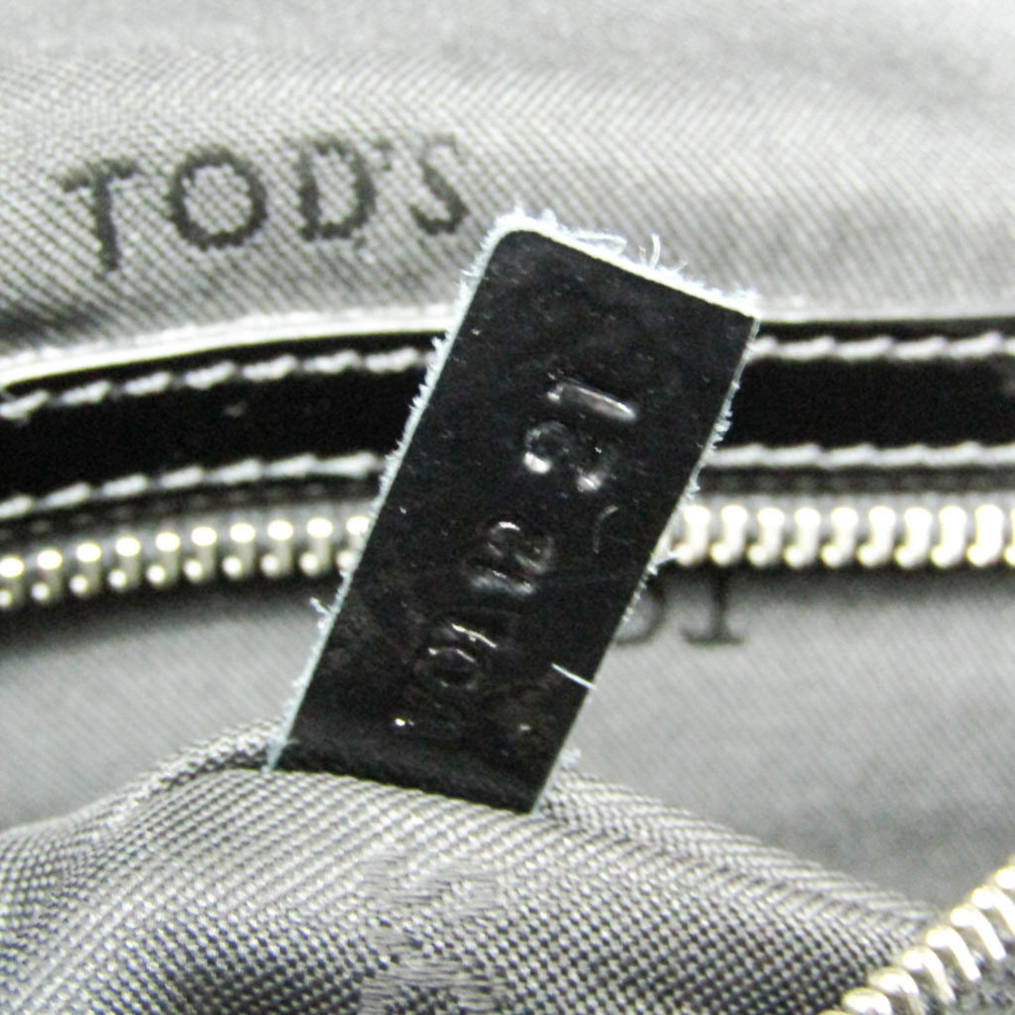 Tod's Small Boston · Canvas & Patent Leather