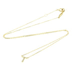 AHKAH Initial · T Diamond · 18K Yellow Gold