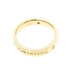 Tiffany Flat Band · Three Diamonds · Rose Gold
