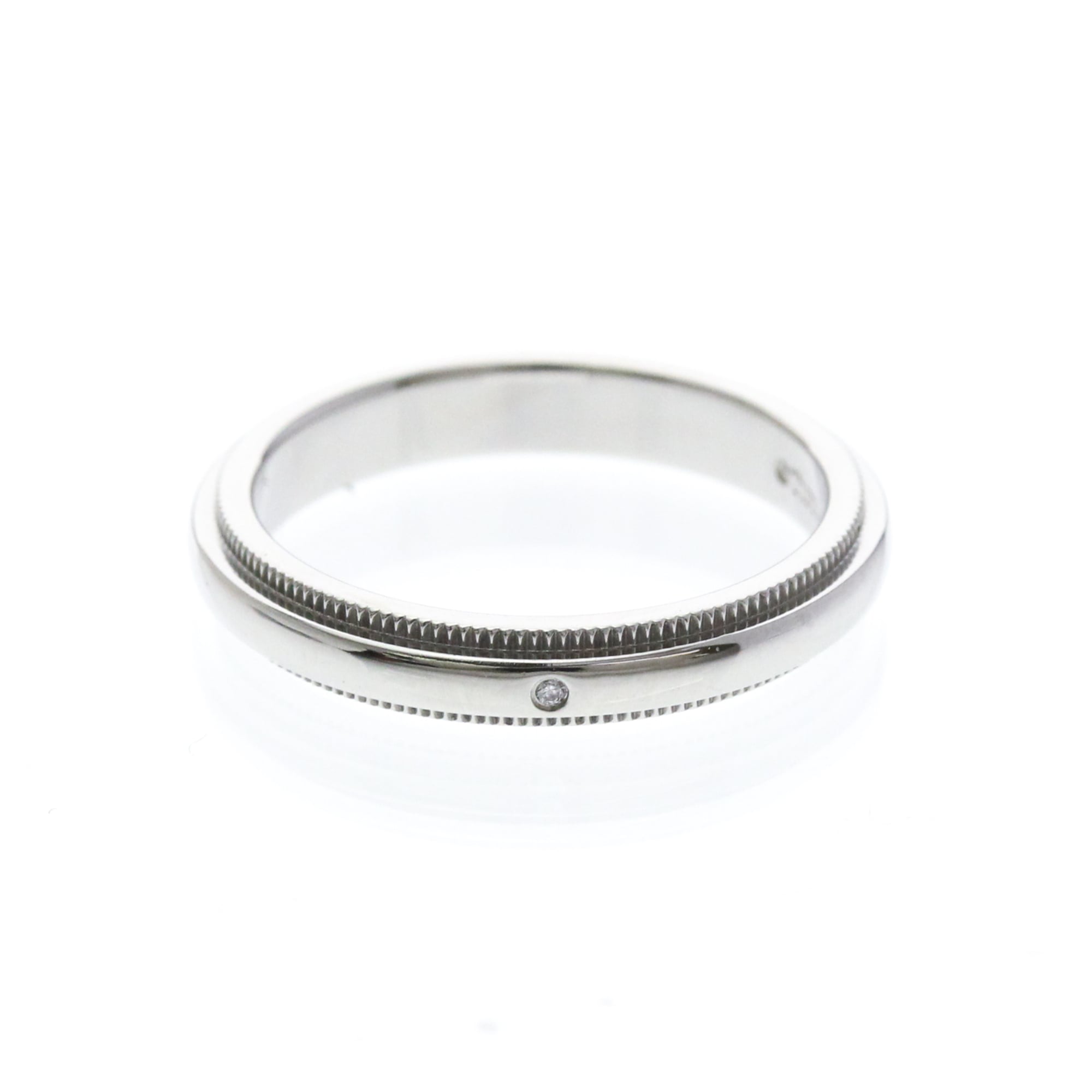 Tiffany Milgrain · Platinum · Diamond
