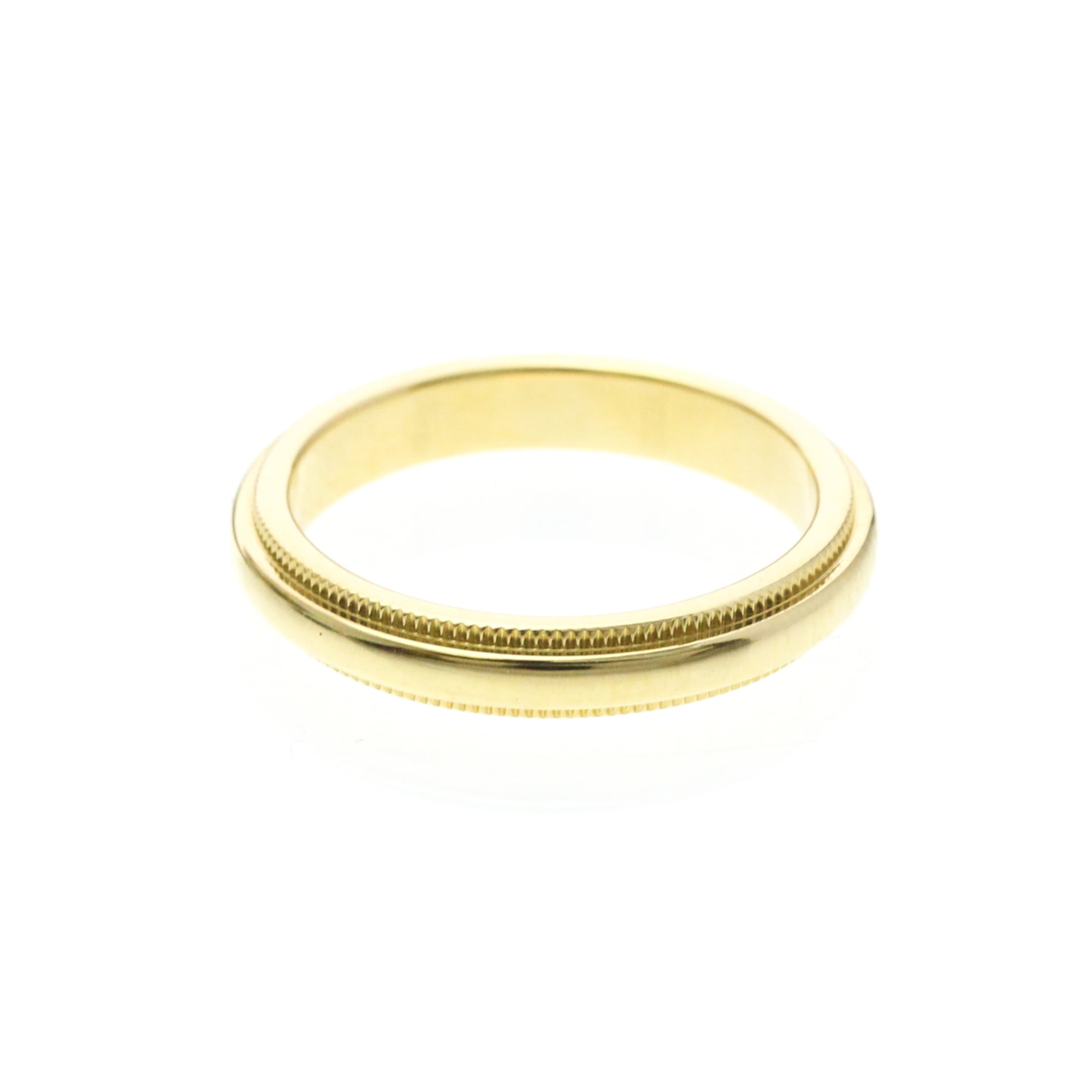 Tiffany Milgrain · 18K Yellow Gold