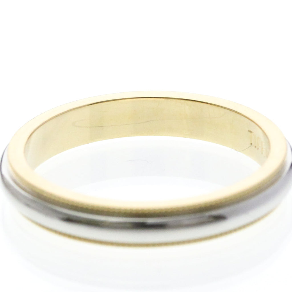 Tiffany Milgrain · Platinum & 18K Yellow Gold
