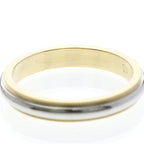 Tiffany Milgrain · Platinum & 18K Yellow Gold
