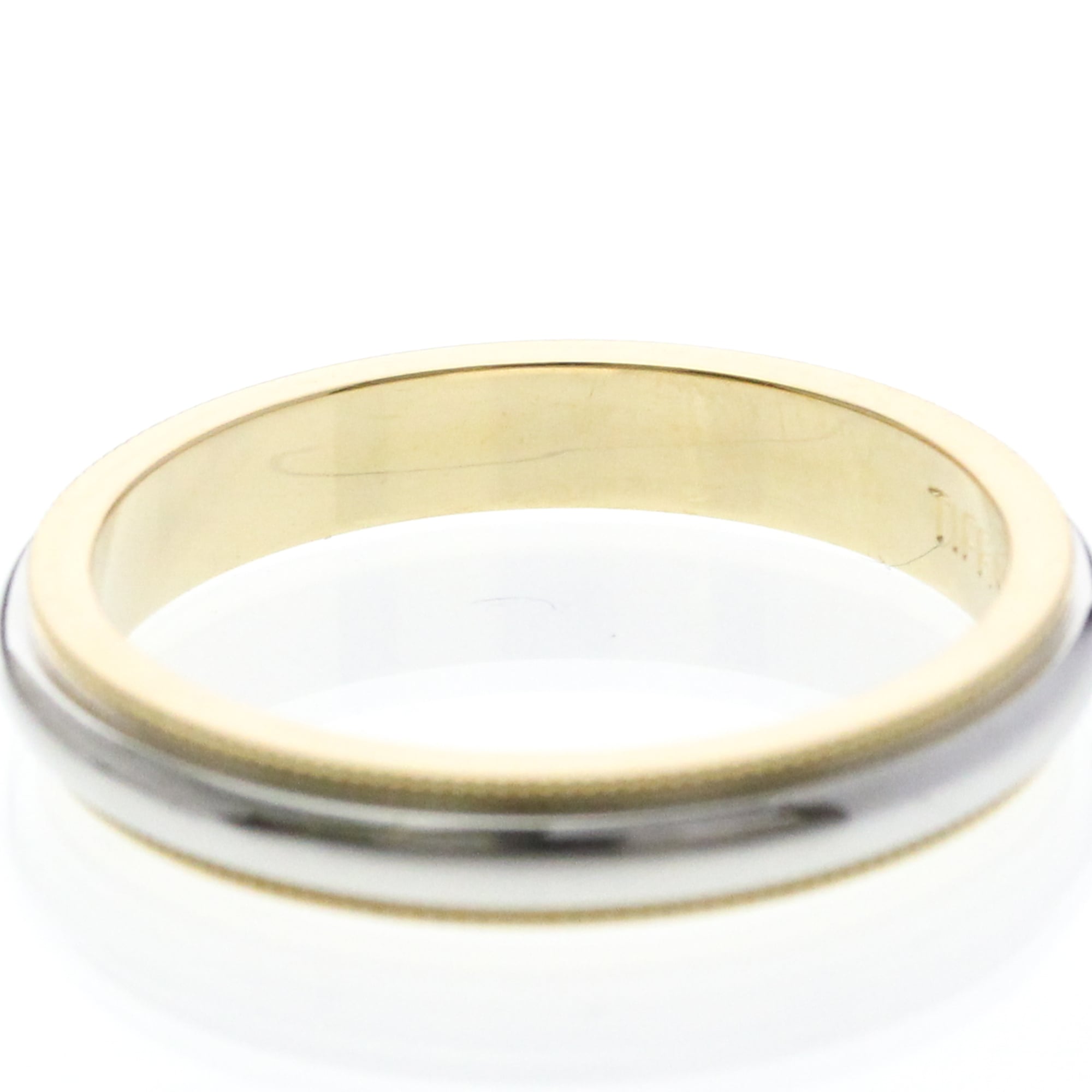 Tiffany Milgrain · Platinum & 18K Yellow Gold